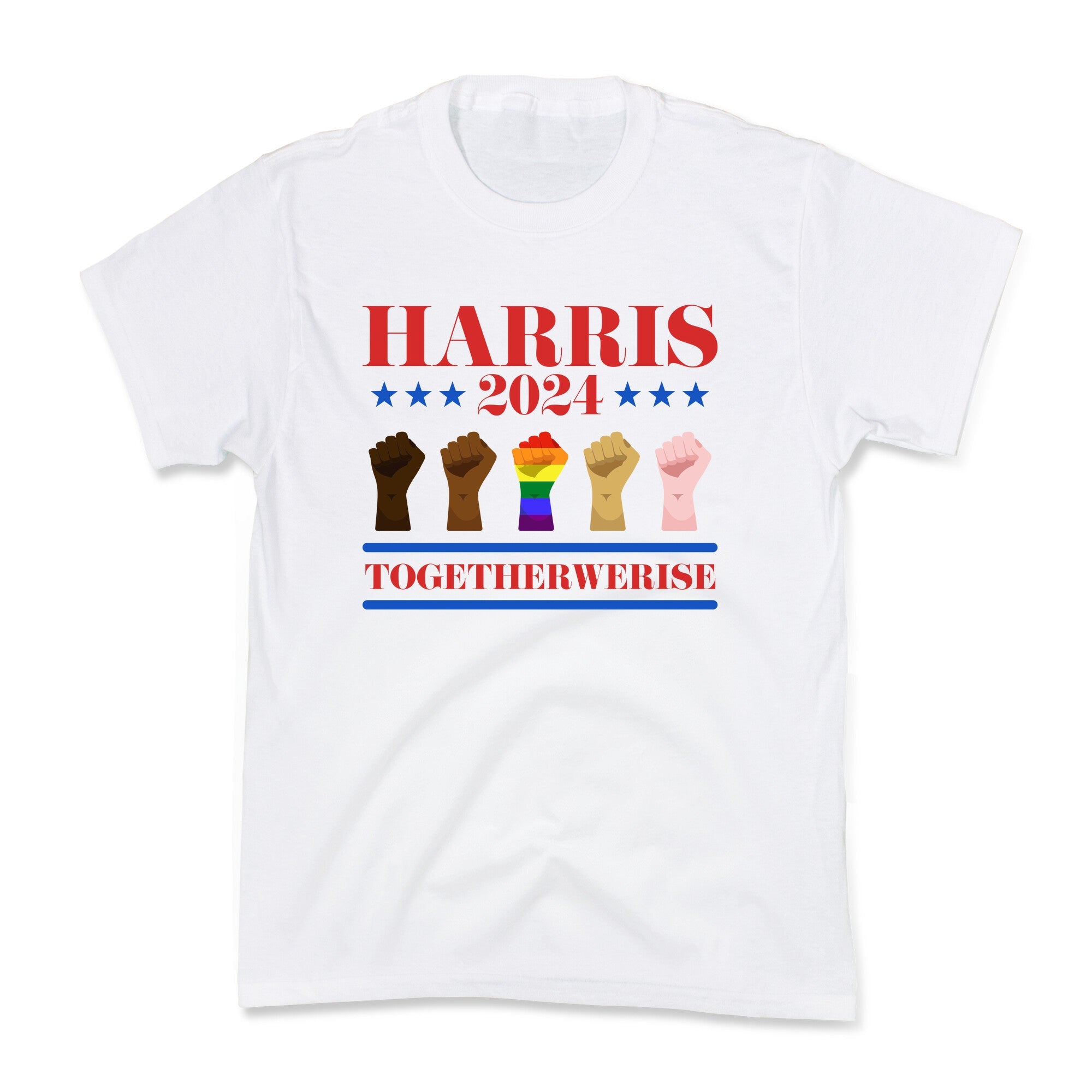Together We Rise Harris 2024 Kids Tee