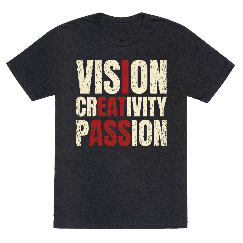 Vision Creativity Passion Unisex Triblend Tee
