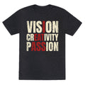 Vision Creativity Passion Unisex Triblend Tee