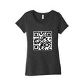 QR Code Womens Triblend Tee