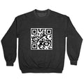 QR Code Crewneck Sweatshirt