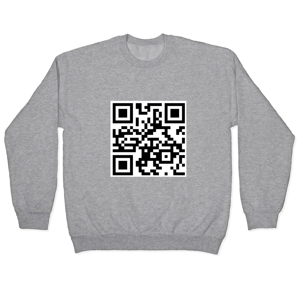QR Code Crewneck Sweatshirt