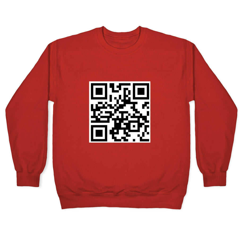 QR Code Crewneck Sweatshirt