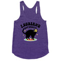 Lesbians Eat What Cat Racerback Tank
