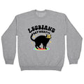 Lesbians Eat What Cat Crewneck Sweatshirt