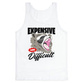 Expensive and Difficult Raccoon Tank Top