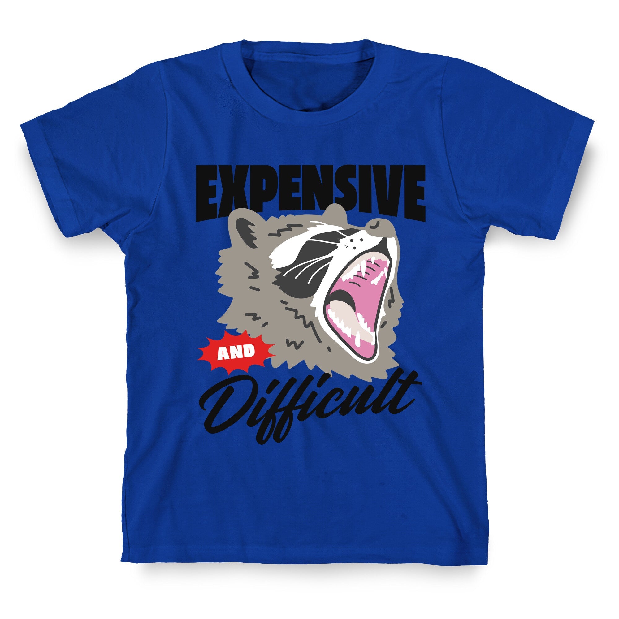 Expensive and Difficult Raccoon T-Shirt