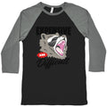 Expensive and Difficult Raccoon Baseball Tee