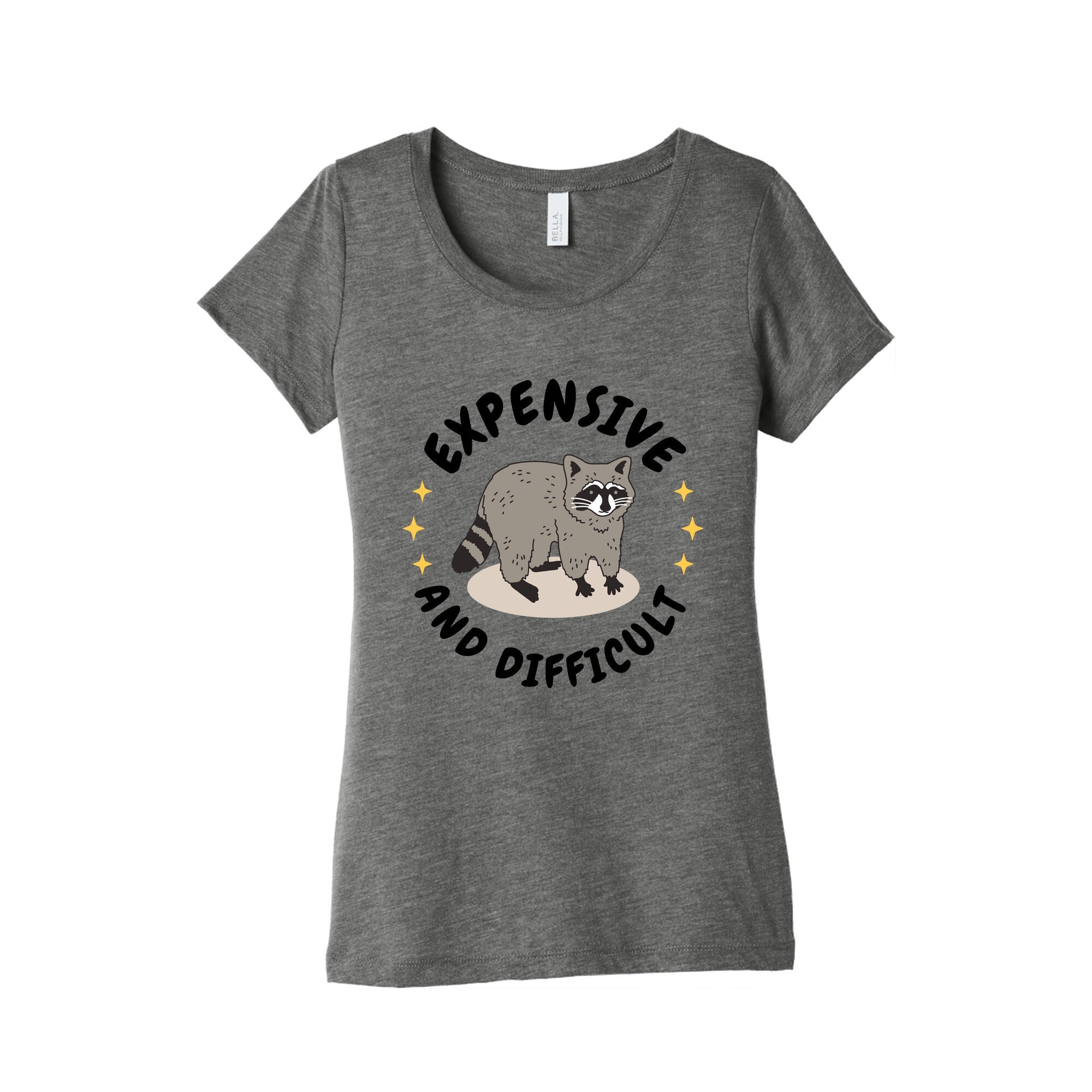 Expensive and Difficult Trash Animal Womens Triblend Tee