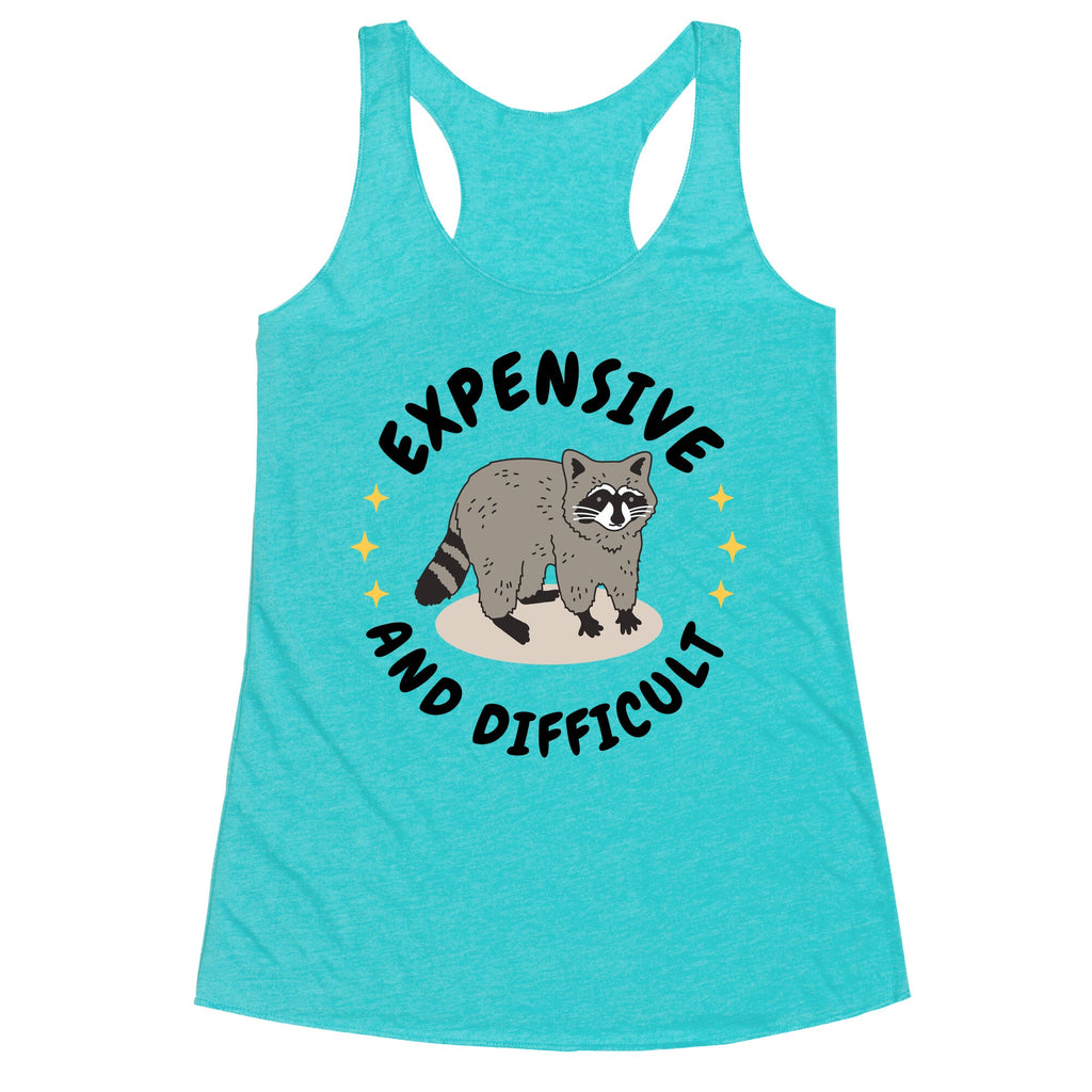 Expensive and Difficult Trash Animal Racerback Tank
