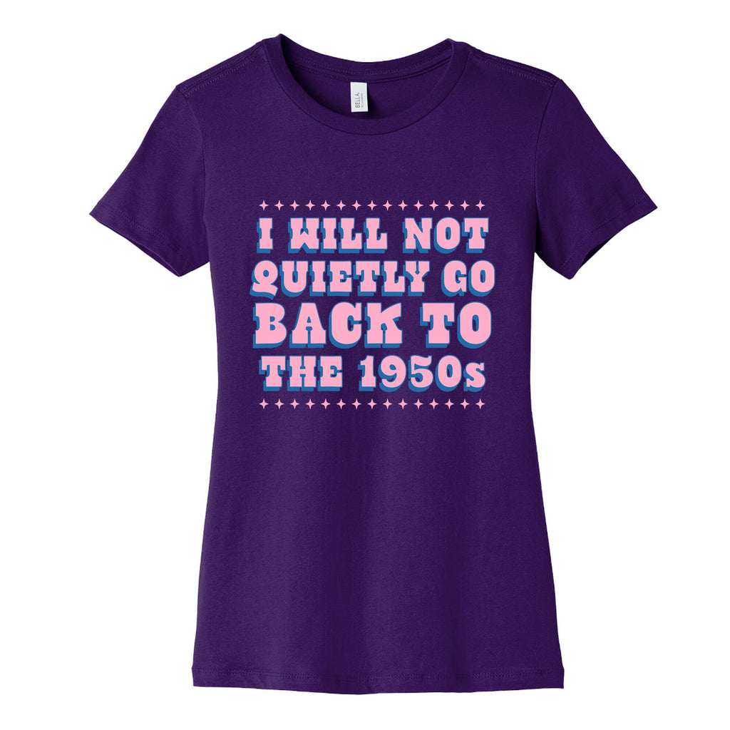 Back to the 1950s Womens Cotton Tee