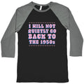 Back to the 1950s Baseball Tee