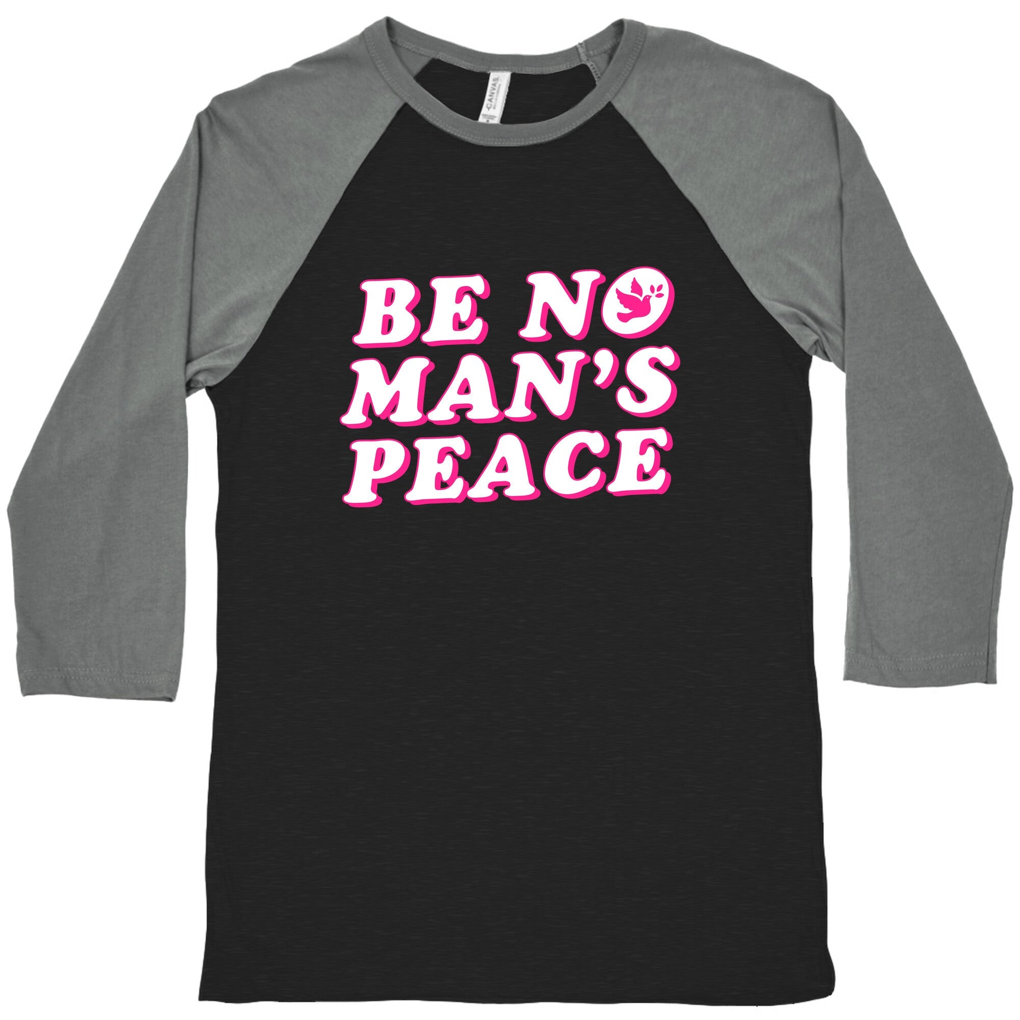 Be No Mans Peace Baseball Tee