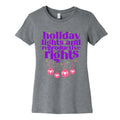 Holiday Lights & Reproductive Rights Womens Cotton Tee