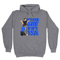 Its Not Gay If Its TSA Blue Text Hoodie