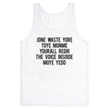 Blink 182 I Miss You Tank Top