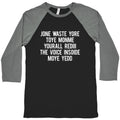 Blink 182 I Miss You Baseball Tee