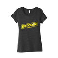 Bitcoin Crypto Womens Triblend Tee