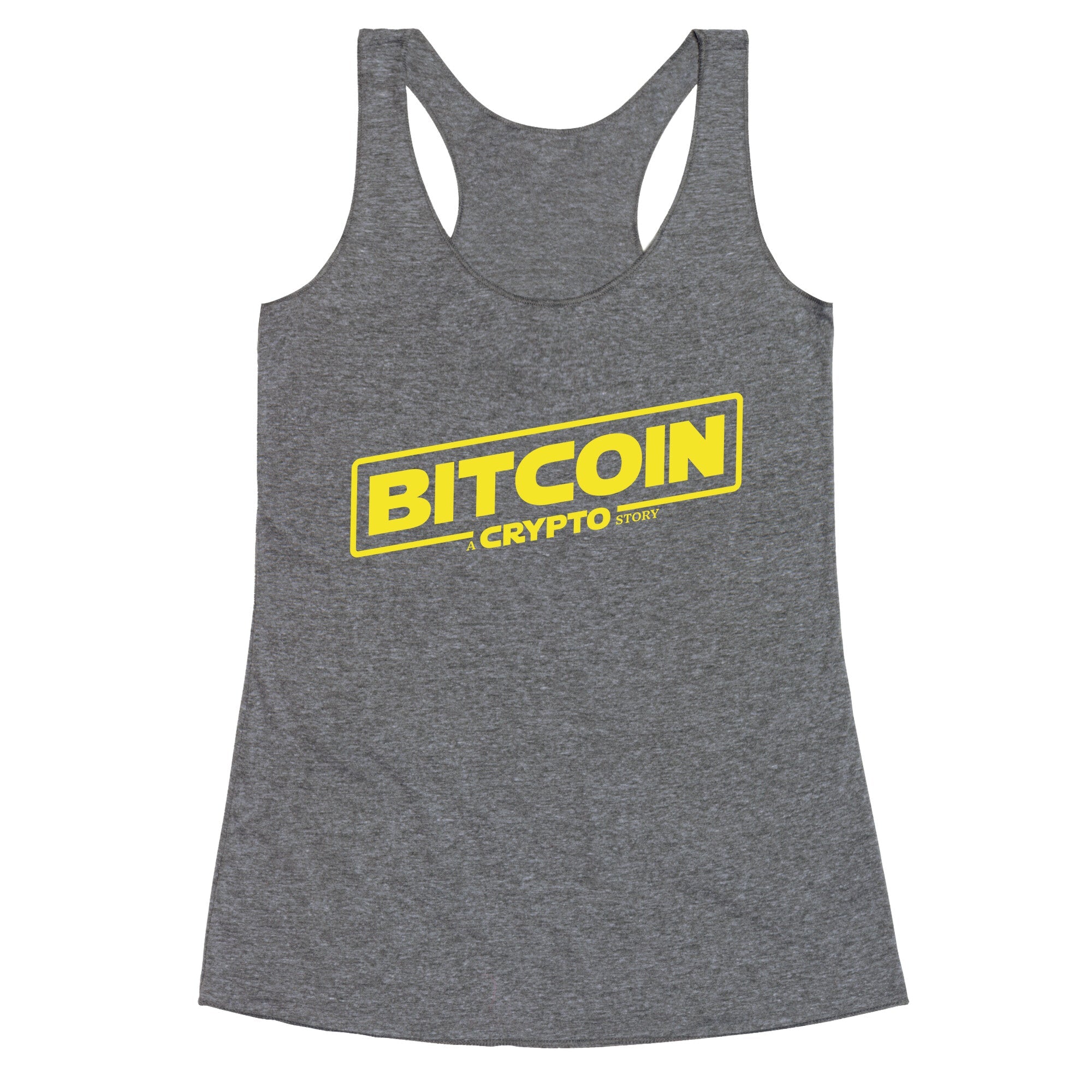 Bitcoin Crypto Racerback Tank