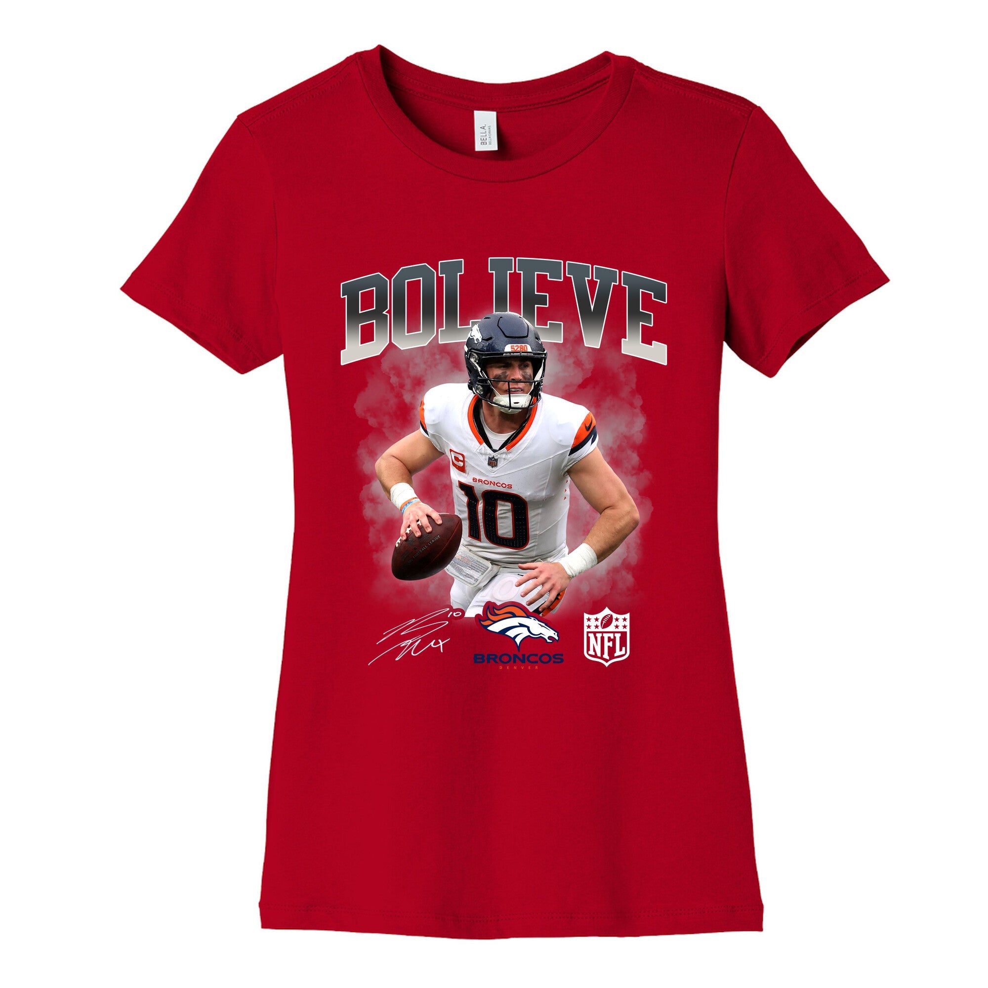 Bo Nix Bolieve Womens Cotton Tee