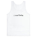 I Cried Today Cursive Tank Top