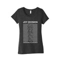 Joy Division Unknown Pleasures Womens Triblend Tee