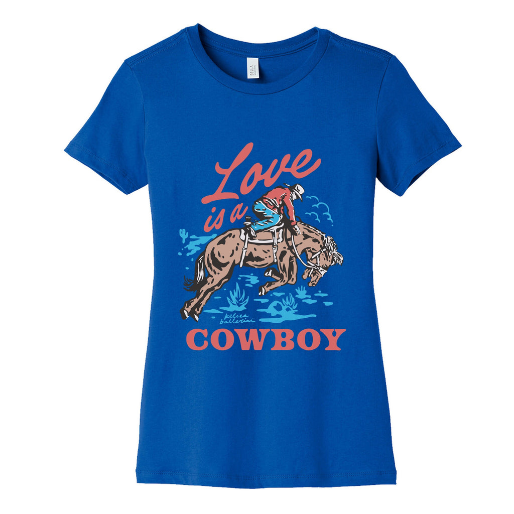 Kelsea Ballerini Love Is A Cowboy Womens Cotton Tee