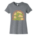 No One Is Illegal On Stolen Land Floral Womens Cotton Tee