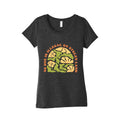 No One Is Illegal On Stolen Land Floral Womens Triblend Tee