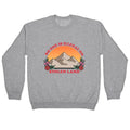 No One Is Illegal On Stolen Land Mountain Crewneck Sweatshirt