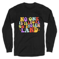 No One Is Illegal On Stolen Land Retro Longsleeve Tee