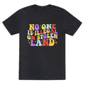 No One Is Illegal On Stolen Land Retro Unisex Triblend Tee