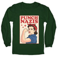 Punch Nazis Longsleeve Tee