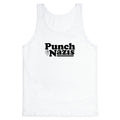 Punch Nazis Black Text Tank Top