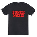 Punch Nazis Red Text Unisex Triblend Tee