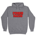 Punch Nazis Red Text Hoodie