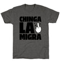 Chinga La Migra Finger Unisex Triblend Tee