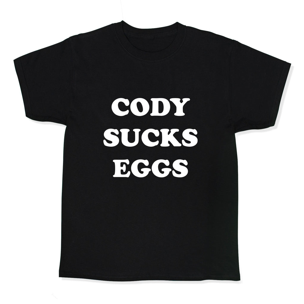 Cody Sucks Eggs Kids Tee