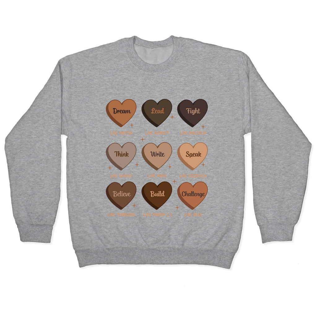 Celebrating Black History Leaders Crewneck Sweatshirt
