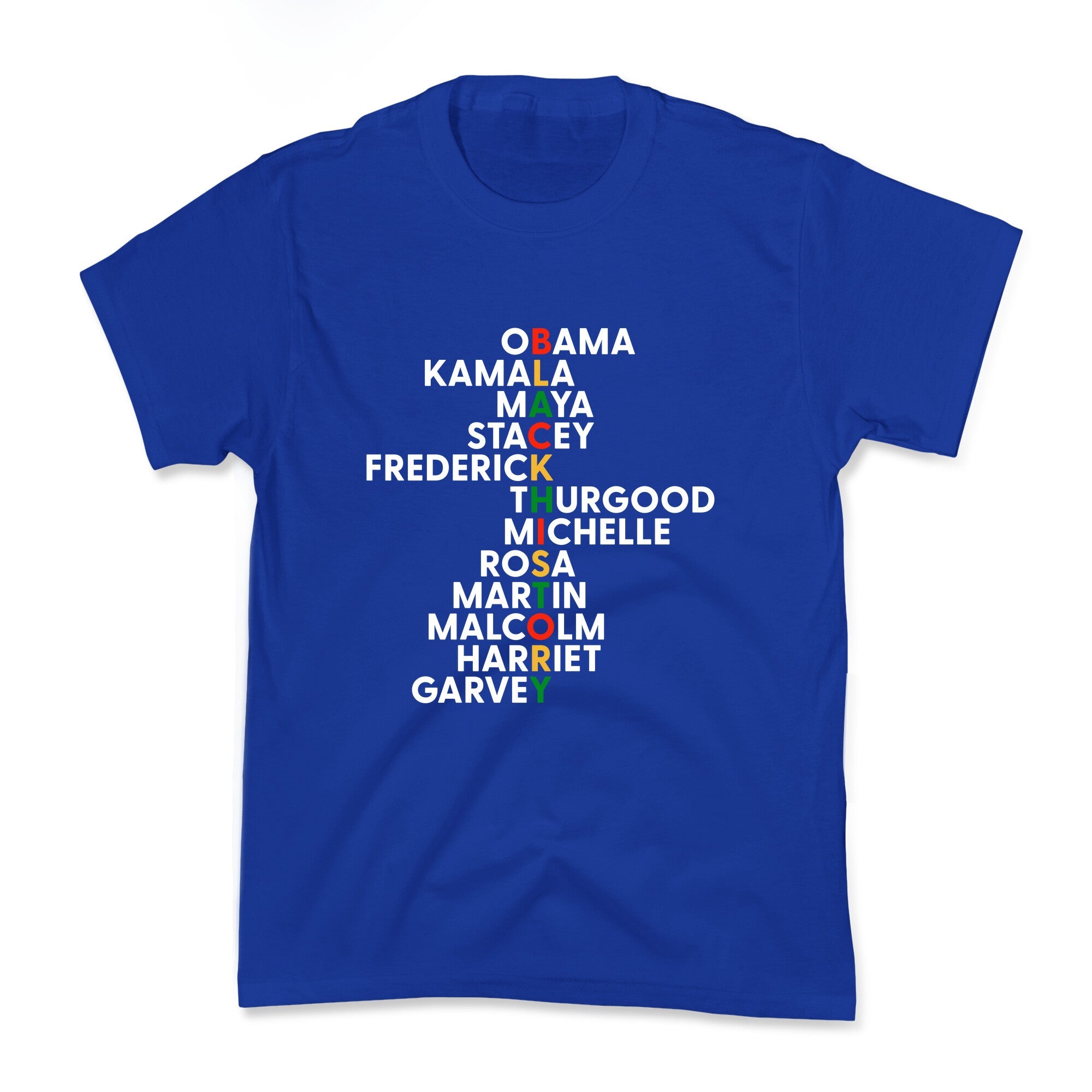 Black History Month Leaders Kids Tee