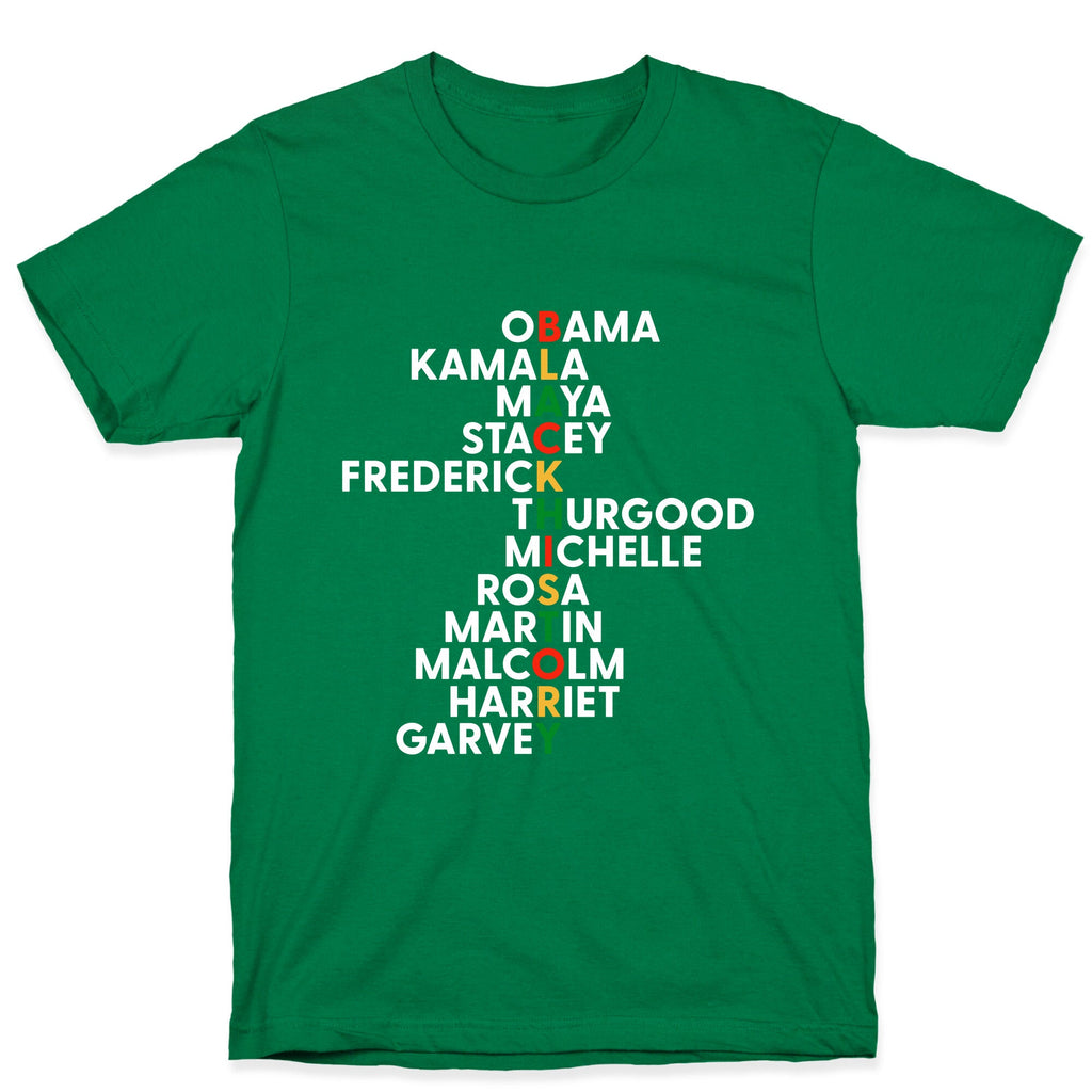 Black History Month Leaders T-Shirt
