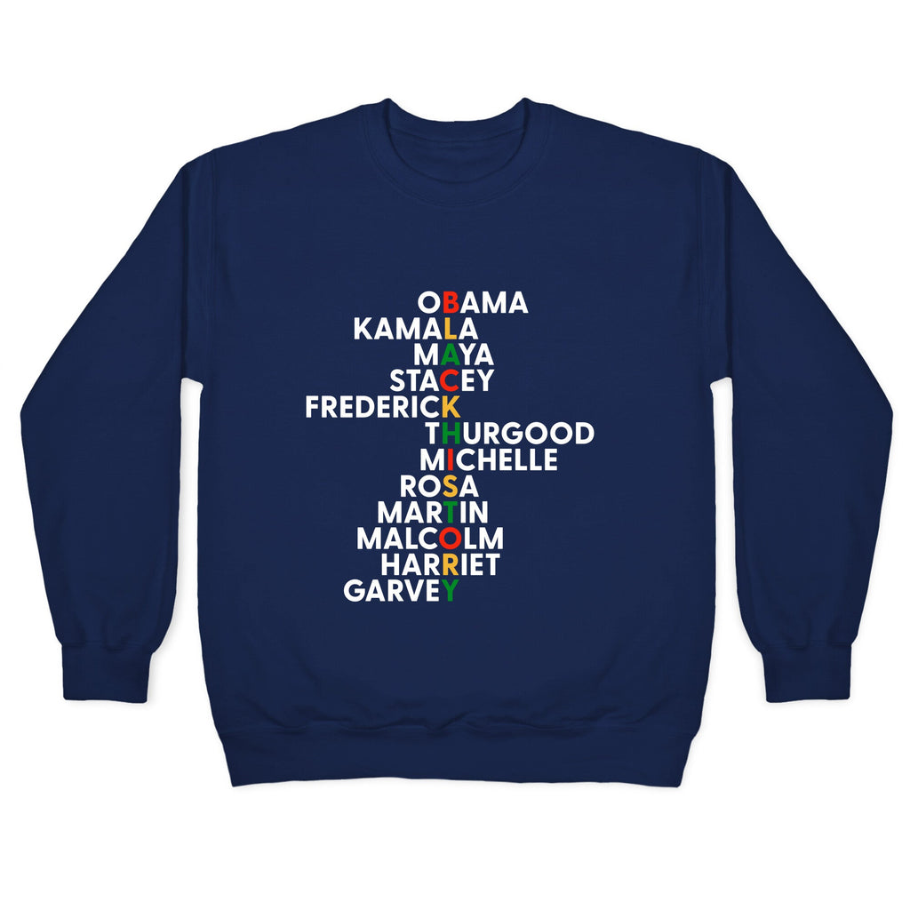 Black History Month Leaders Crewneck Sweatshirt
