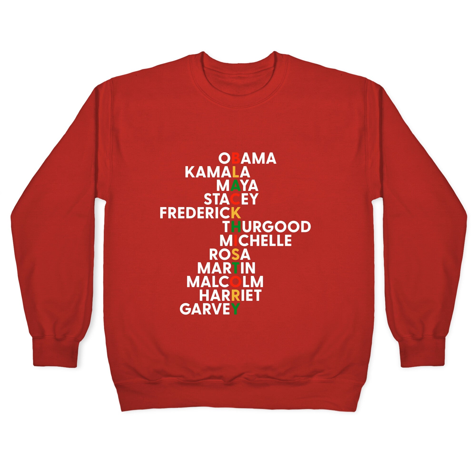 Black History Month Leaders Crewneck Sweatshirt