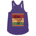 Black History Is American History Racerback Tank