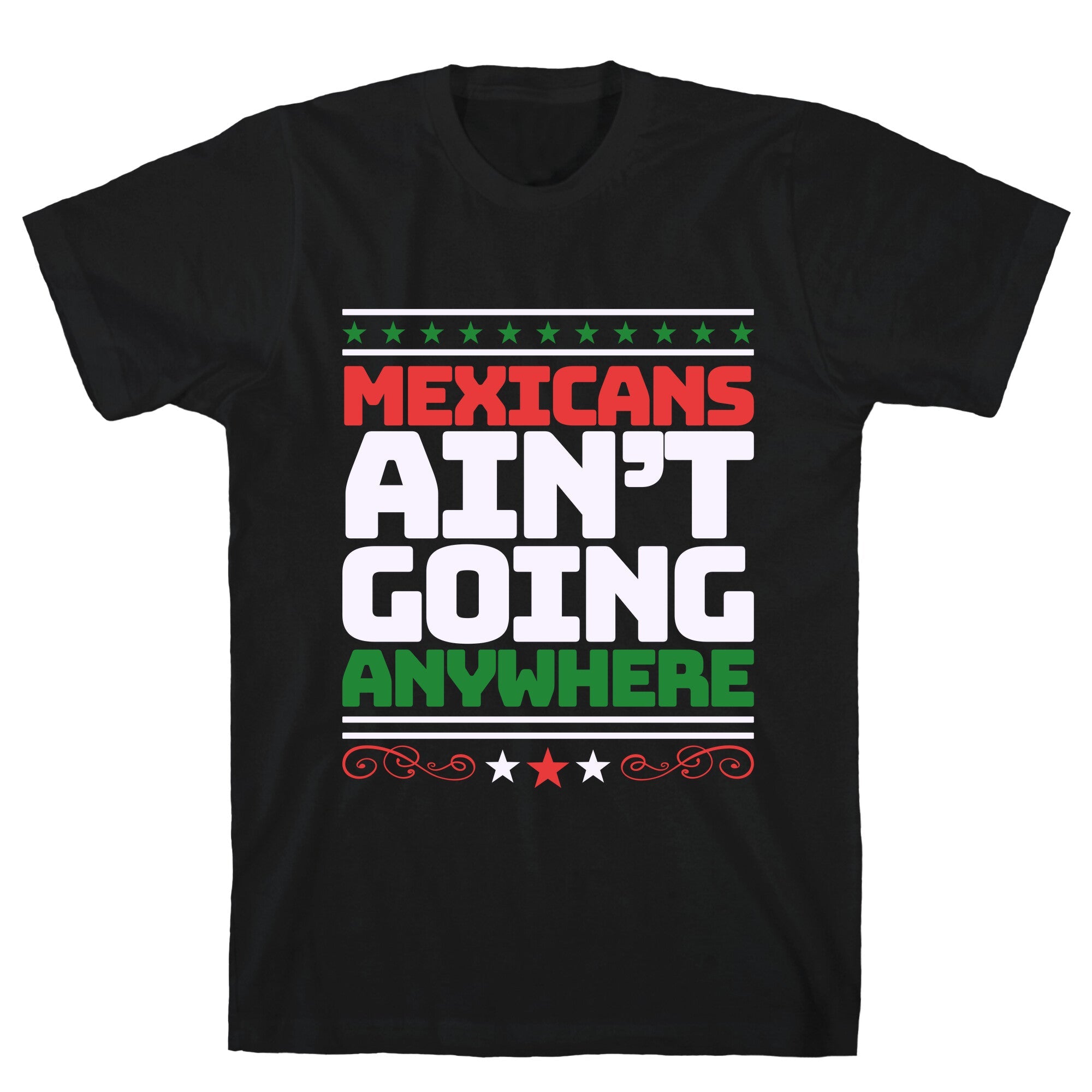 Mexicans Arent Going Anywhere MAGA T-Shirt