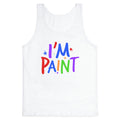 I Love To Finger Paint Couples 2 Tank Top
