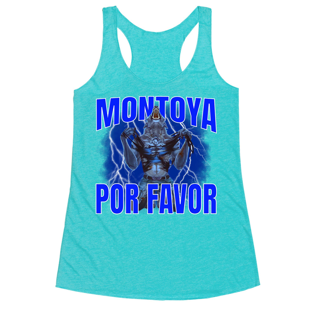 Montoya Por Favor Wolf Meme Racerback Tank