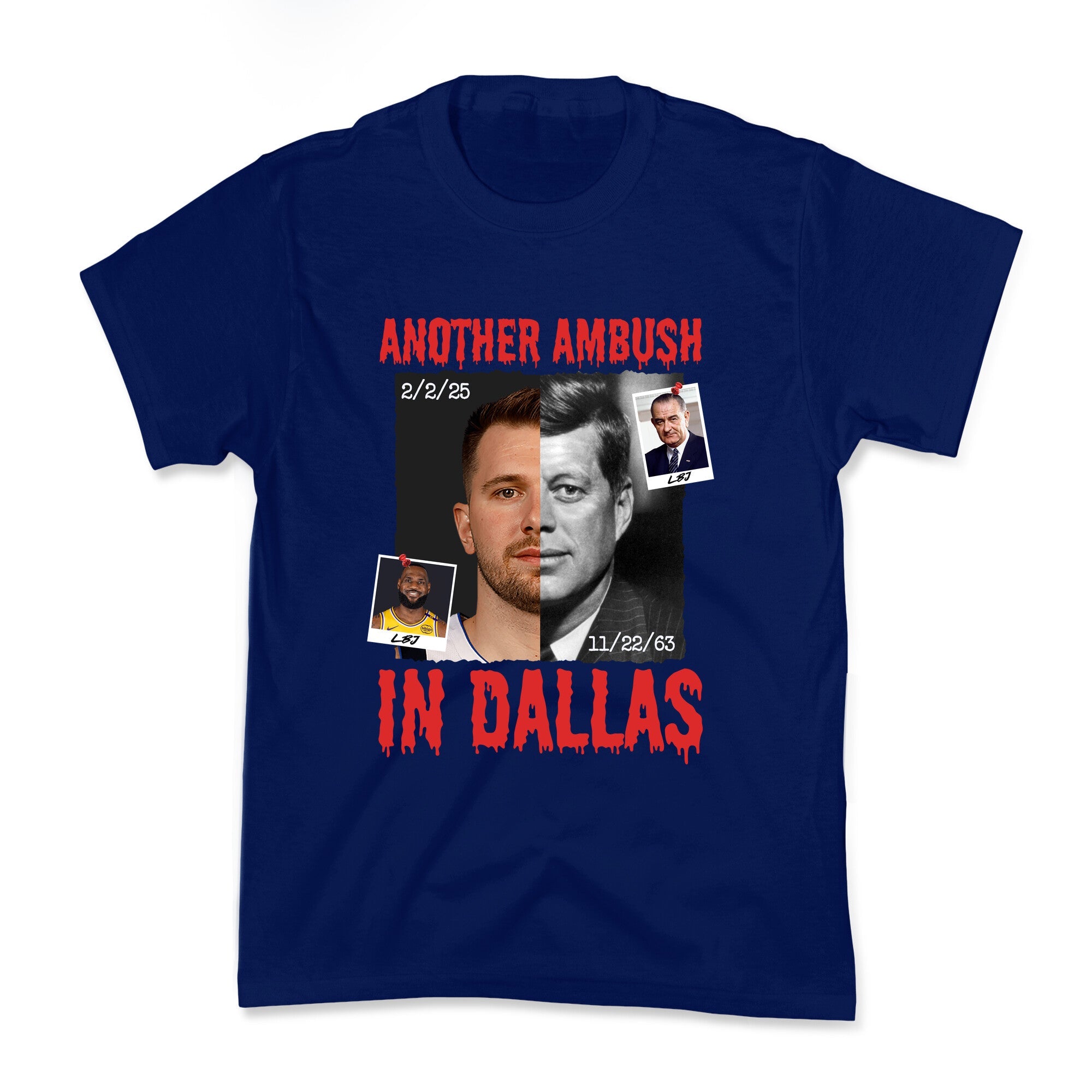 Another Ambush in Dallas Luka Lakers Kids Tee