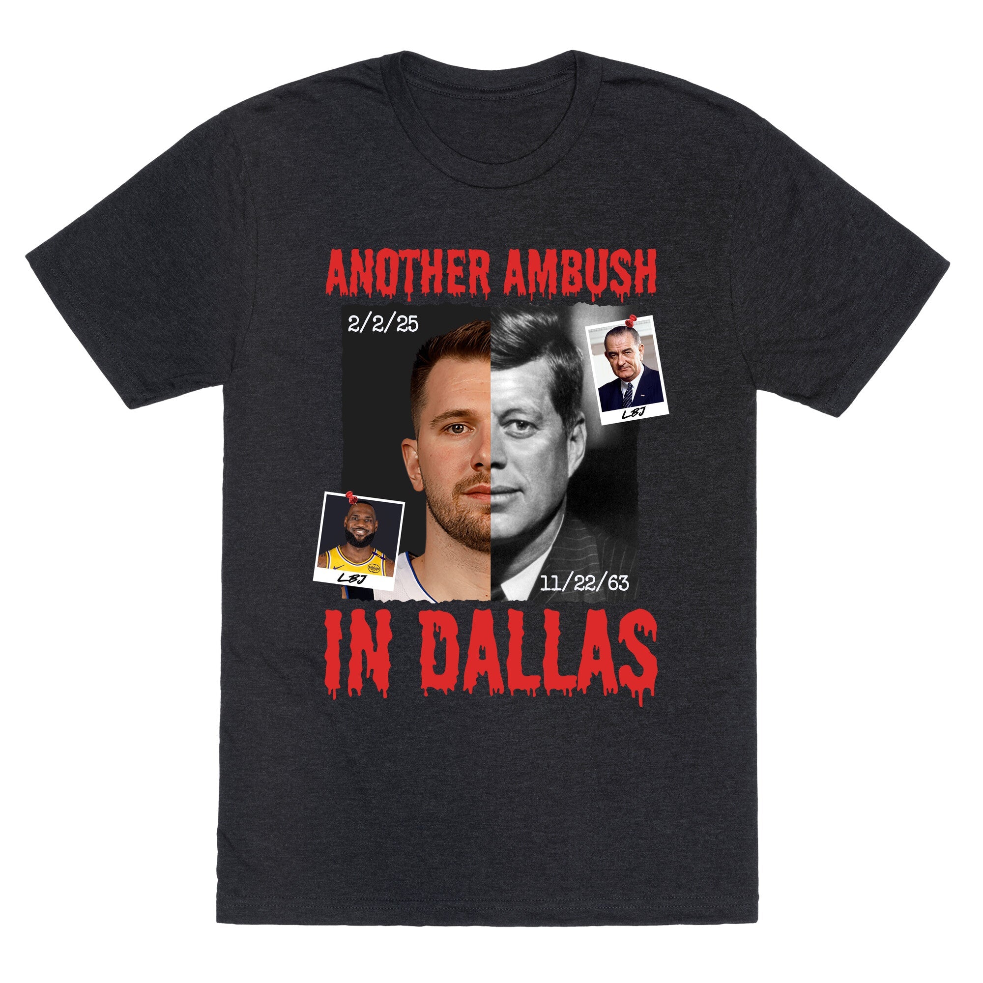 Another Ambush in Dallas Luka Lakers Unisex Triblend Tee