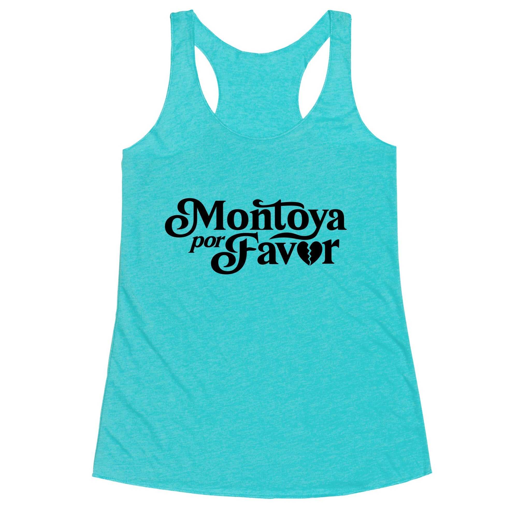 Montoya Por Favor Heartbreak Racerback Tank